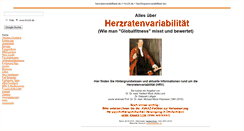 Desktop Screenshot of herzratenvariabilitaet.de